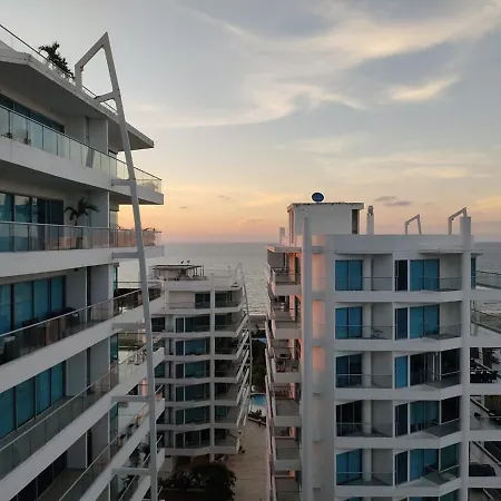 Lujoso Apartamento Sector Morros Vista Al Mar Cartagena Exterior photo